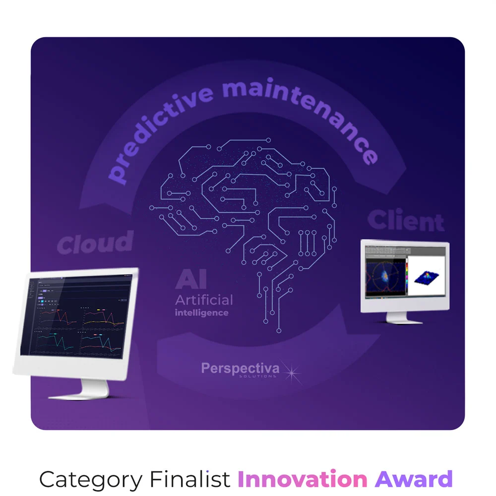 Huaris laser beam system for AI cloud predictive maintenance