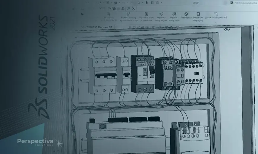 Projektowania wiązek elektrycznych - program Solidworks 3D projektowanie elektryczne